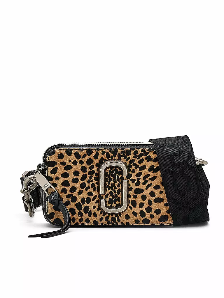 MARC JACOBS Ledertasche Mini Bag THE SNAPSHOT schwarz